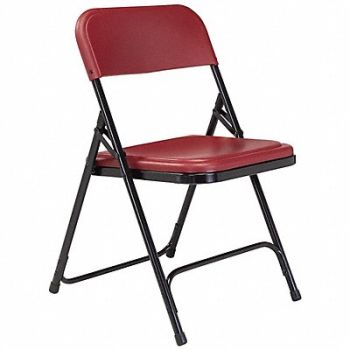NATIONAL PUBLIC SEATING Folding Chair Plastic 29-1/2in H PK4, 38XR22