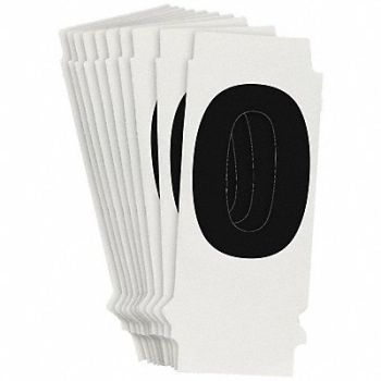 BRADY Numbers and Letters Labels PK 10, 800P06
