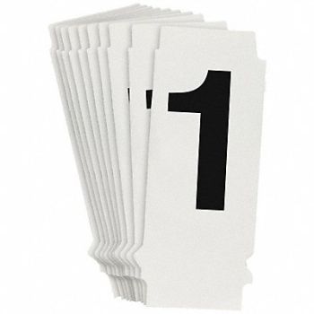 BRADY Numbers and Letters Labels PK 10, 800P07