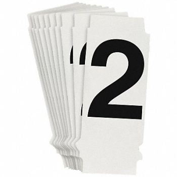 BRADY Numbers and Letters Labels PK 10, 800P08