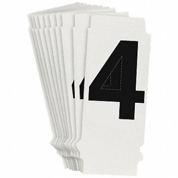 BRADY Numbers and Letters Labels PK 10, 800P10