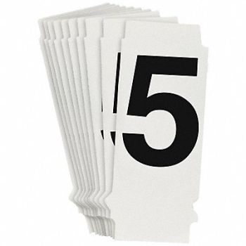 BRADY Numbers and Letters Labels PK 10, 800P11