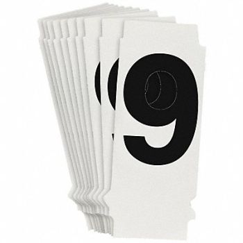 BRADY Numbers and Letters Labels PK 10, 800P15
