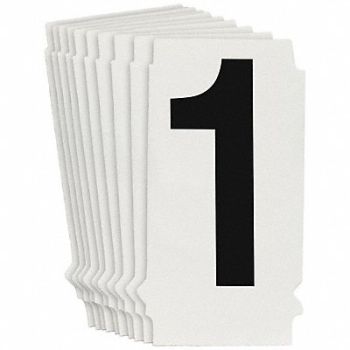 BRADY Numbers and Letters Labels PK 10, 800P17