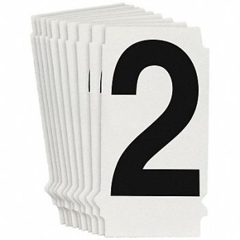 BRADY Numbers and Letters Labels PK 10, 800P18