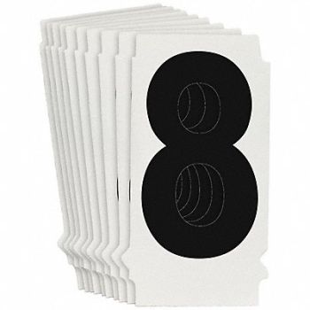BRADY Numbers and Letters Labels PK 10, 800P24