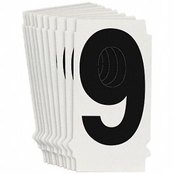 BRADY Numbers and Letters Labels PK 10, 800P25