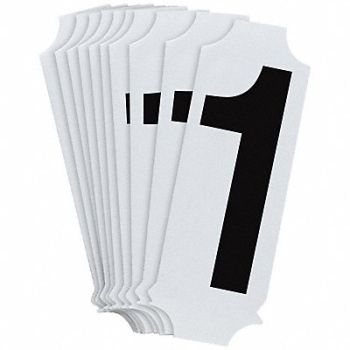BRADY Numbers and Letters Labels PK 10, 800P27