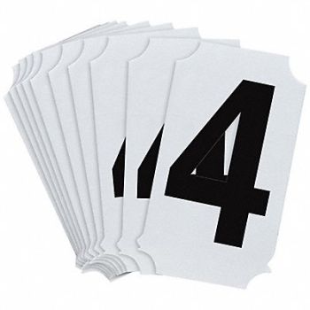 BRADY Numbers and Letters Labels PK 10, 800P30
