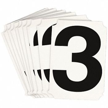 BRADY Numbers and Letters Labels PK 10, 800P39