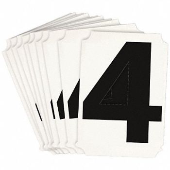 BRADY Numbers and Letters Labels PK 10, 800P40