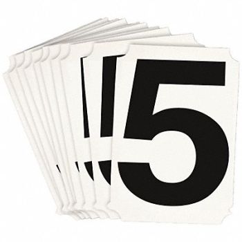 BRADY Numbers and Letters Labels PK 10, 800P41