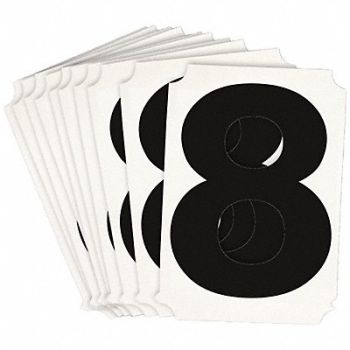 BRADY Numbers and Letters Labels PK 10, 800P44