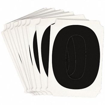 BRADY Numbers and Letters Labels PK 10, 800P46