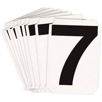 BRADY Numbers and Letters Labels PK 10, 800P53
