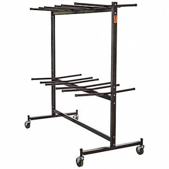 NATIONAL PUBLIC SEATING Folding Chair Cart 70 H, 3KYJ4