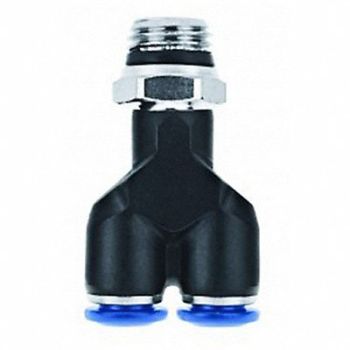 AIGNEP USA Y-Connector 11/32 Hex 5/32 Tube, 49JX44