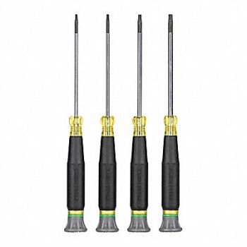 KLEIN TOOLS Torx Screwdriver Set 4 Pc, 806ZN5