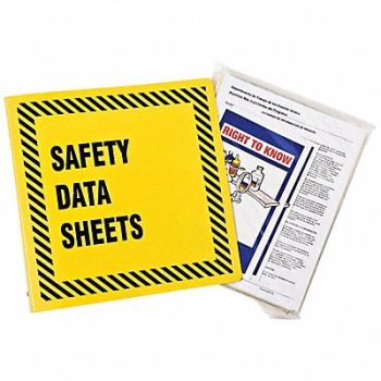BRADY Binder English 3-3/16 in D Polyethylene, 8A136