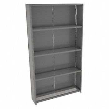 TENNSCO Metal Shlvng Cap 500 lb 12inx84inx48in, 8A147