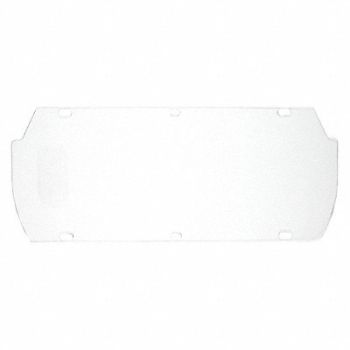 MCR SAFETY Faceshield Visor Acetate Clr 7x16-3/4in, 8A334