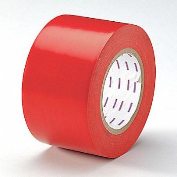 GRAINGER APPROVED E0419 Floor Tape Red 3 inx180 ft Roll, 8A384