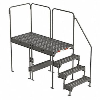 GRAINGER APPROVED Custom Wk Pltfrm Adjstbl Ht Stl 45 In H, 8A750