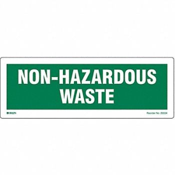 BRADY DOT Handling Label Waste 10 W PK100, 8AAR3