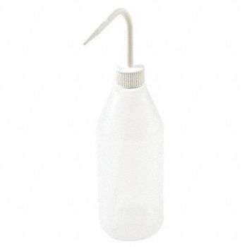 DYNALON Wash Bottle 500mL Std Spout Plastic PK5, 8ACL7