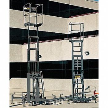 BALLYMORE Prsnl Lift Push-Around 500 lb Load Cap, 9WAA7