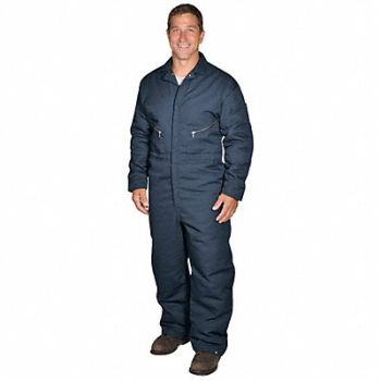 VF IMAGEWEAR E8387 Coverall Chest 34 to 36In. Navy, 9TZ51
