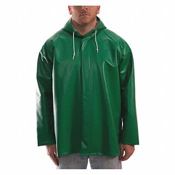 TINGLEY Flame Resistant Rain Jacket Green M, 8N029