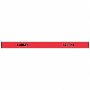 GRAINGER APPROVED Barricade Tape Red/Black 180 ft x 2 In, 8AFZ4