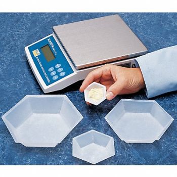 EAGLE THERMOPLASTIC Weighing Dish 7/8 in D PK500, 8AKX8