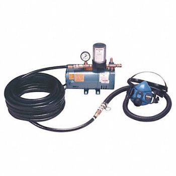 ALLEGRO Supplied Air Pump Package Half Mask, 8AN98