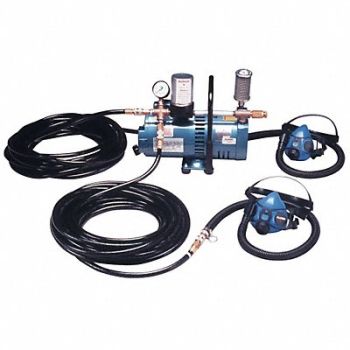 ALLEGRO Supplied Air Pump Package Half Mask, 8AN99