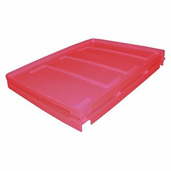 GRAINGER APPROVED Tilt Truck Lid Red Fits 45-9/10 cu ft., 8ANM5
