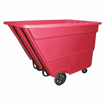 GRAINGER APPROVED Tilt Truck Medium-Duty 2-1/4 cu yd. Red, 8ANN0