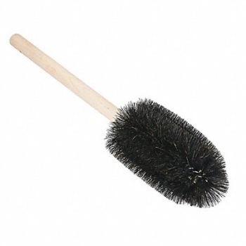 COOPER TOOLS Beaker Jar CylinderBrush Blk 6In Natural, 8ANR3