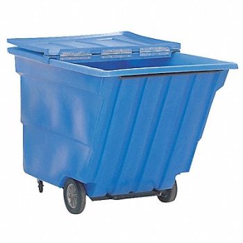 GRAINGER APPROVED Tilt Truck Medium-Duty 2-1/4 cu yd Blue, 9AH59