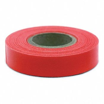 ROLL PRODUCTS Masking Tape 1 W 60 yd L Red, 8ANX0