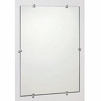 SEE ALL INDUSTRIES Frameless Mirror 72 in W 36 in H, 9PVJ7