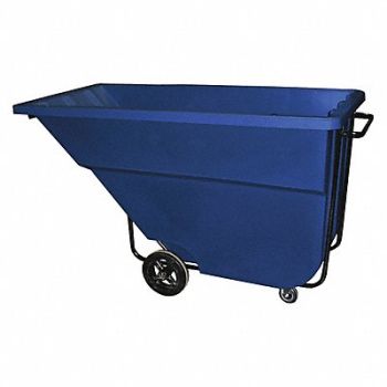 GRAINGER APPROVED Tilt Truck Medium-Duty 1-1/8 cu yd Blue, 8ANZ9