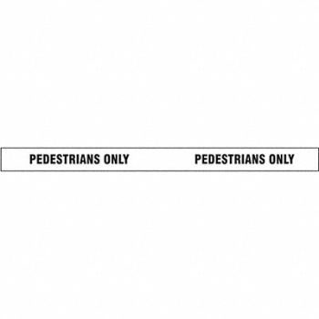 GRAINGER APPROVED Floor Tape Black/White 2 inx180 ft Roll, 8AP09