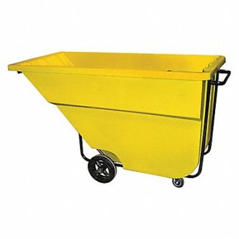 GRAINGER APPROVED Tilt Truck Medium-Duty 1-1/8 cu yd Ylw, 8AP19