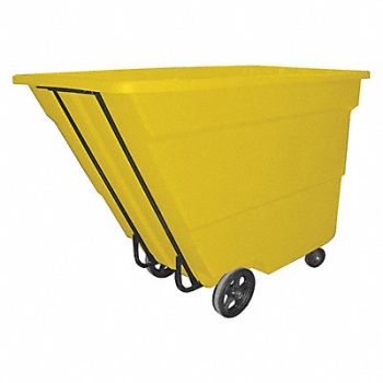 GRAINGER APPROVED Tilt Truck Medium-Duty 1-3/4 cu yd. Ylw, 8AP24
