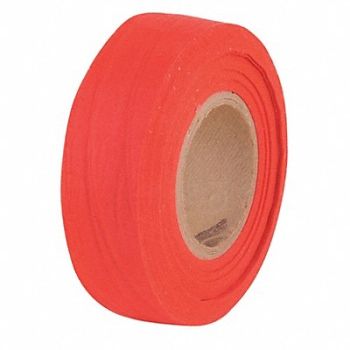 PRESCO PRODUCTS CO Biodegradable Flagging Tape Red 100 ft, 8APA8