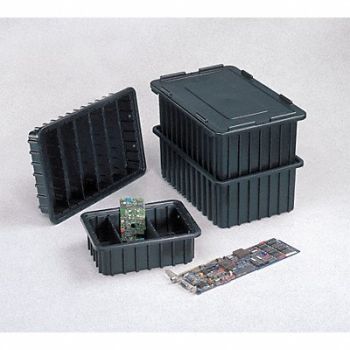 LEWISBINS Lid Black PPC 16 7/8 in, 8APH5