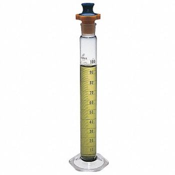 KIMBLE KIMAX Graduated Cylinder 1000mL Glass Clr PK4, 38VJ98