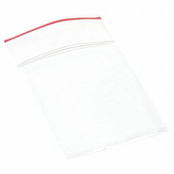 MINIGRIP RED LINE Reclosable Poly Bag Zip Seal PK1000, 8AR26
